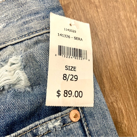 M1858 Women’s Jeans Frida Classic High Rise Straight  Size 8 NWT Light Wash - Picture 8 of 15